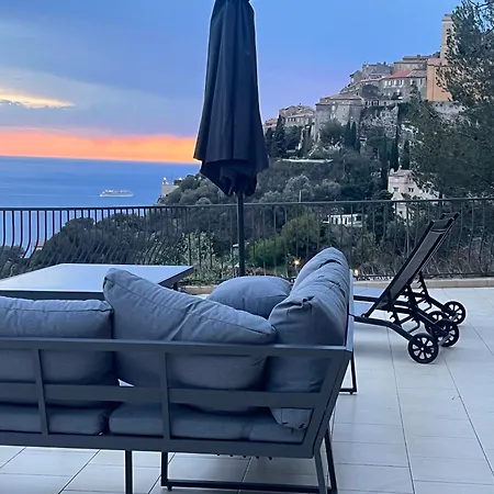Apartamento Village Proche Monaco Fabuleuse Vue Et Vieux Village Èze